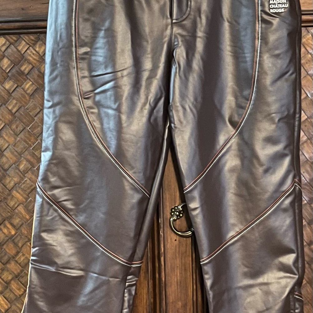New With Tags Jordan x Chateau Rouge Vegan Leather Pants